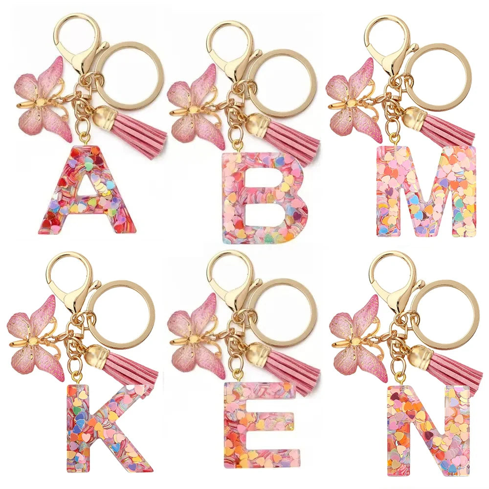 Anime Letter KeyCharm