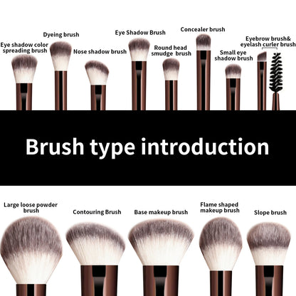 13-Piece Makeup Full Glam Brush Set