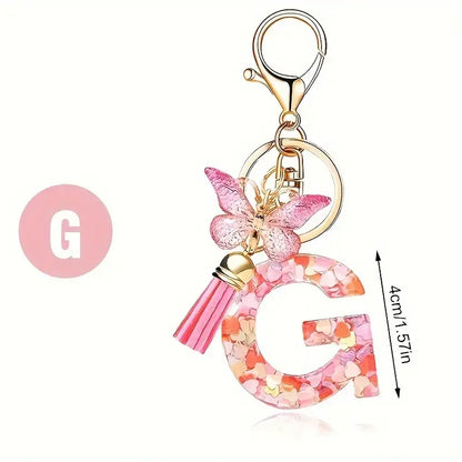 Anime Letter KeyCharm