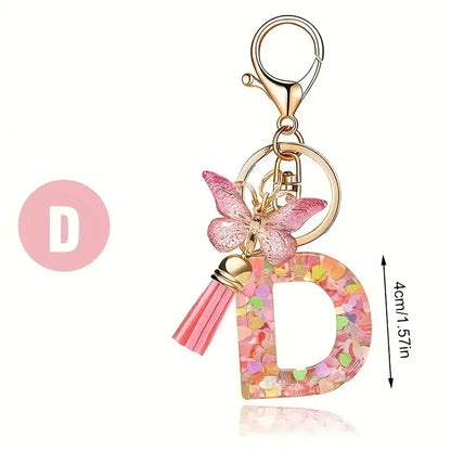 Anime Letter KeyCharm